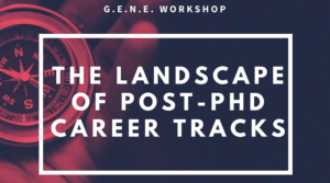 The landscape of Post-PhD career tracks @ Zoom